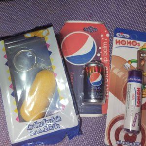 Nostalgic Lip Balm / Gloss Set of 3 NEW